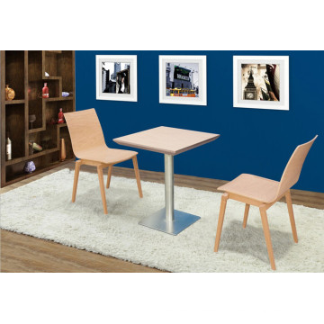 Wood Material 2 Person Dining Table Set (FOH-BCA86)